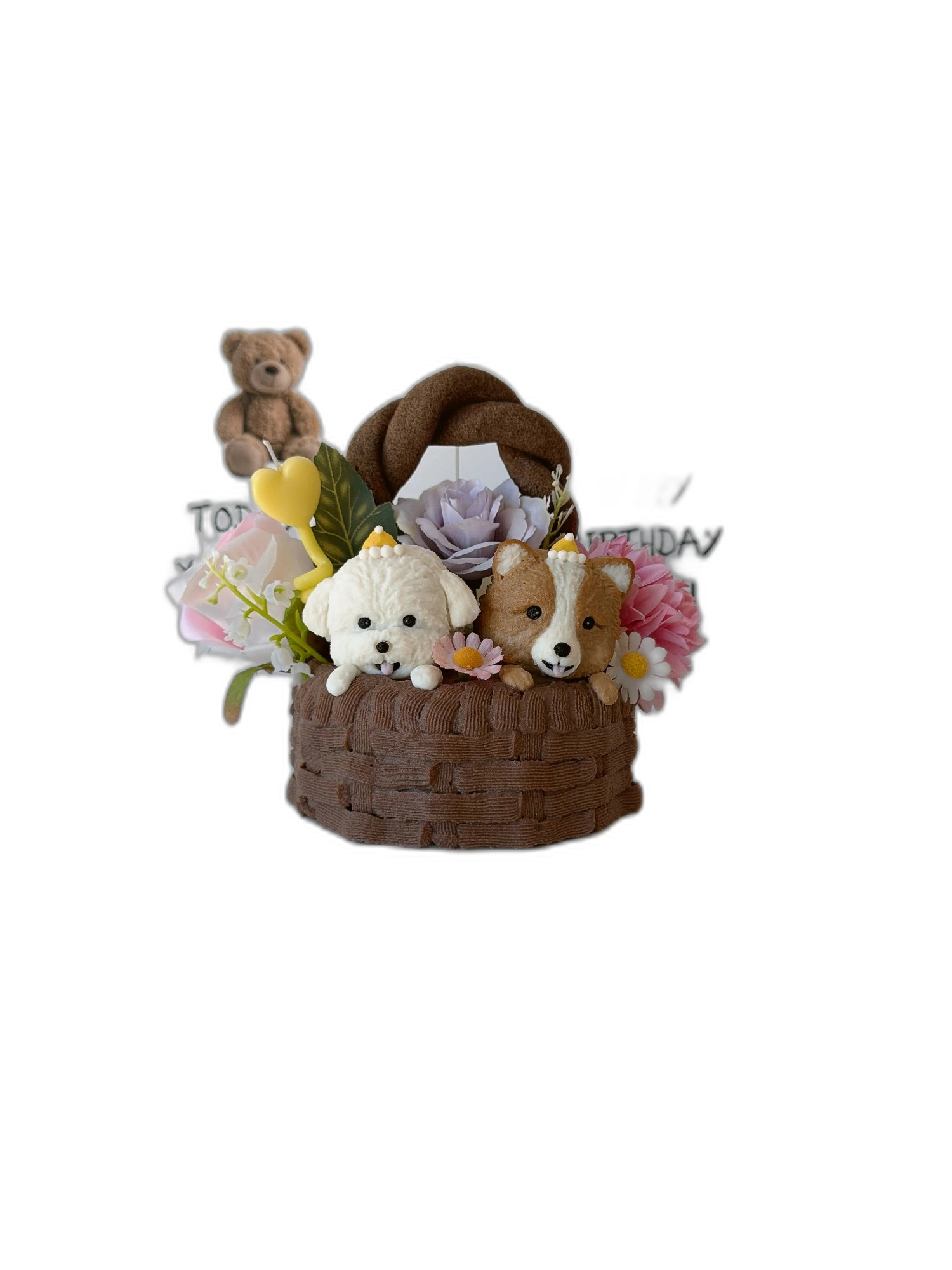 Flower Cake 2 Dogs - Pink Paw Dog Bakery